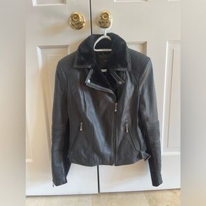 BCBG Leather Jacket